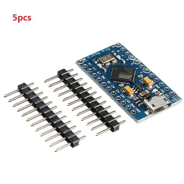 5PCS Nano V3.0 USB ATmega328P-AU 16MHz 5V Micro-Controller CH340G for Arduino