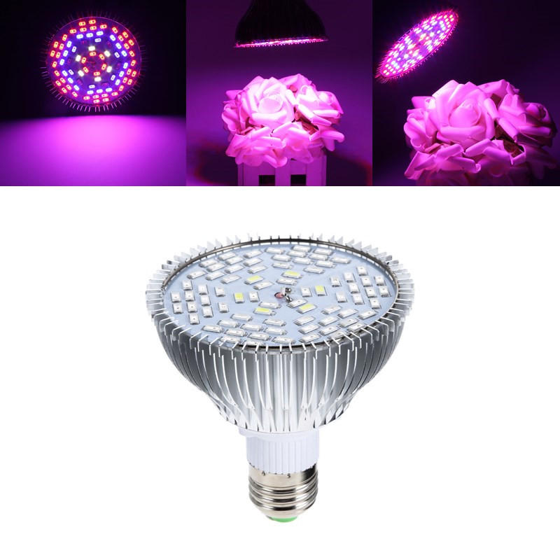 E27 100W LED Grow Light Vollspektrum Pflanzen Lampe Wachsen Licht Birne Veg Seed