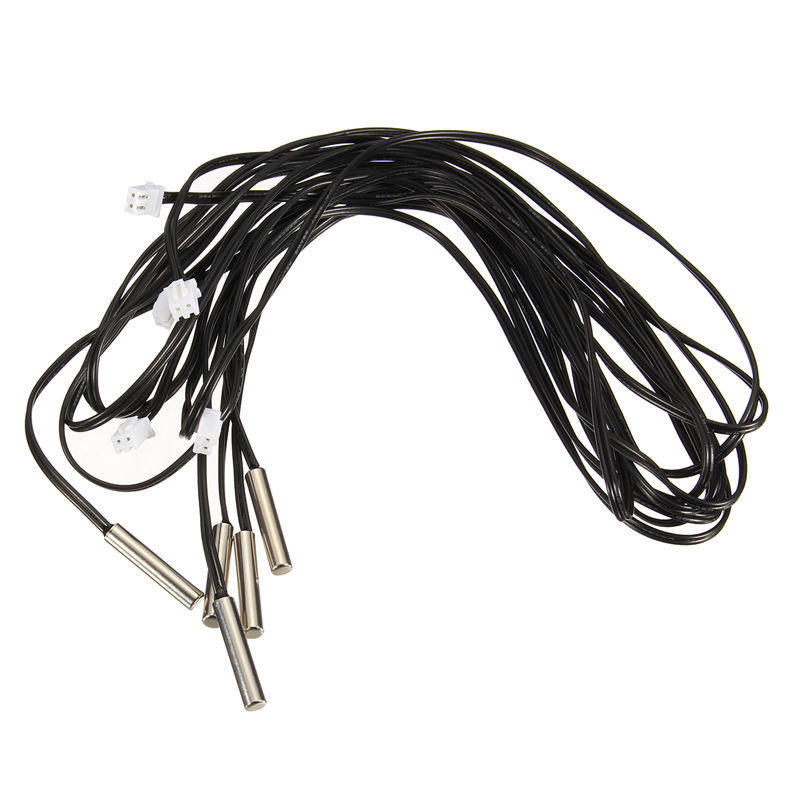 5Pcs 1m Waterproof NTC Temperature Sensor 10K 1/% 3950 Accuracy Temperature Sensi