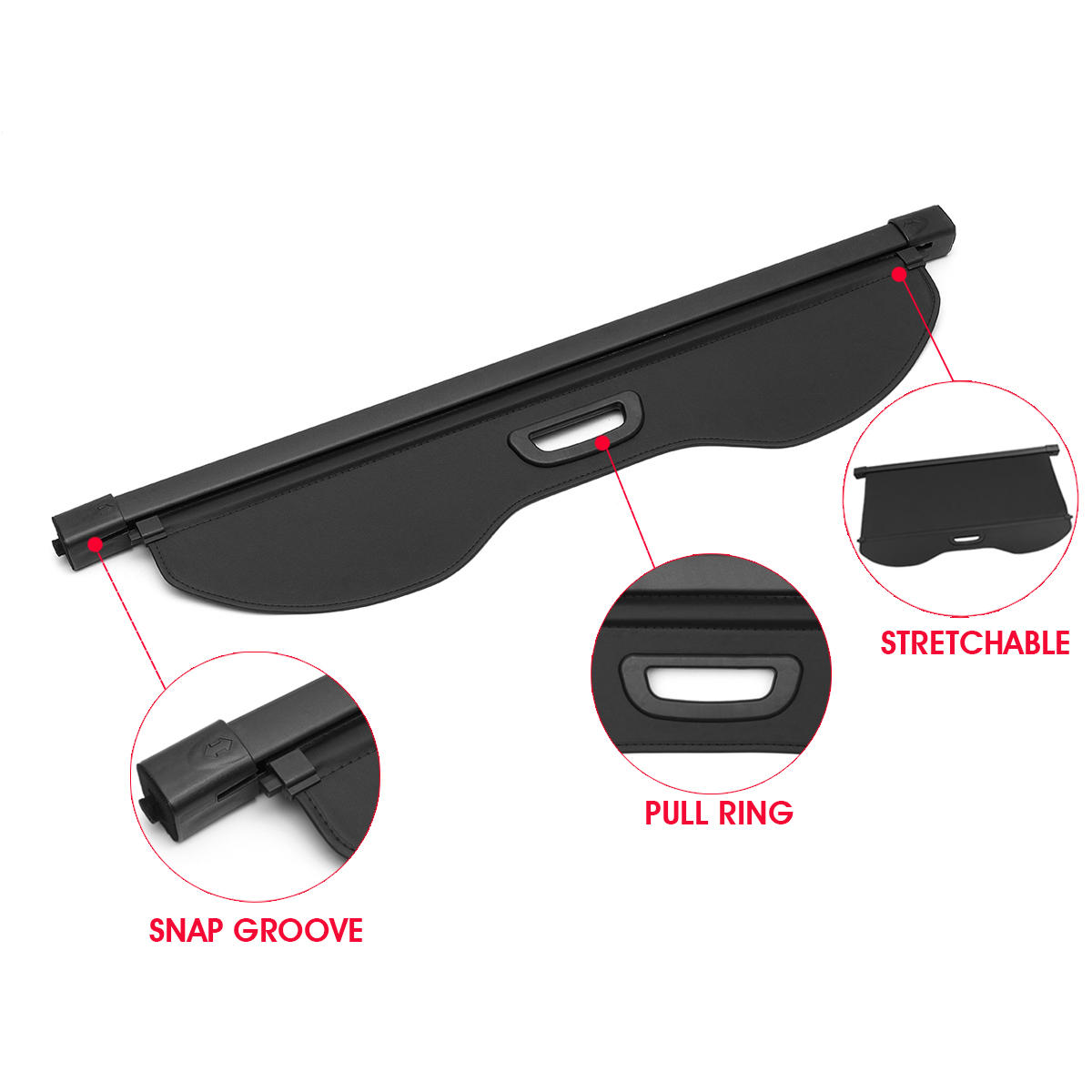 Car Mat Car Boot Mat Cargo Liner Car Boot Liner Bagagliaio Posteriore Vassoio auto Tappetino auto Tappetino per bagagliaio per Kuga 2013 2014 2015 2016 2017 2018 2019 2020
