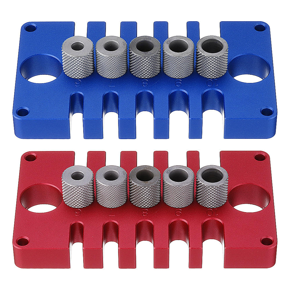 3 in 1 Dübel Bohrlehre 6//8//10mm Bohrhilfe Dübellehre Holzbearbeitung Holzbohrer