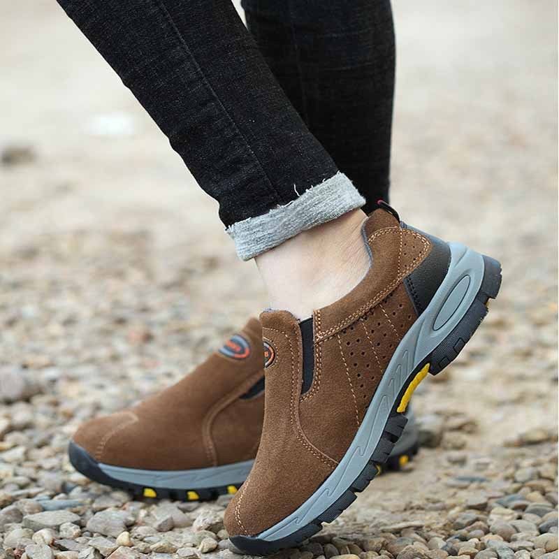 Men casual steel toe Safety Shoes – 100 