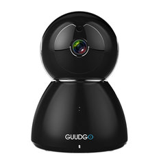 GUUDGO GD-SC03 Schneemann 1080P Cloud-WIFI-IP-Kamera Schwarz Schwenk- und Neigefunktion IR-Cut Nachtsicht Zwei-Wege-Audio Bewegungsmelder Alarm Kamera Monitor Support Amazon-AWS [Amazon Web Services] Cloud-Speicherdienst
