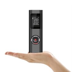 DANIU Handheld Electronic 40M Laser Entfernungsmesser Mini Laser Entfernungsmesser Laser Tape m / in / ft IP54 Wasserdichtes LCD Display mit Hintergrundbeleuchtung