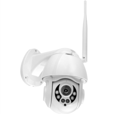 Wanscam K38D 1080P Caméra IP WiFi Prise EU Détection de visage Détection de suivi automatique Zoom 4X Audio bidirectionnel P2P Surveillance CCTV Surveillance extérieure Cam Emplacement pour carte SD