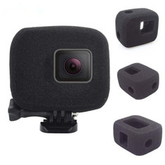 1PC Schwamm Windschutzscheibe Schwarz für Gopro Hero 5/6/7 Sport Kamera