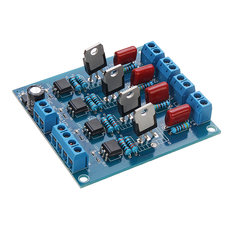 Panneau de plaque d'isolement d'amplificateur de transistor de sortie de PLC de canal de 4CH