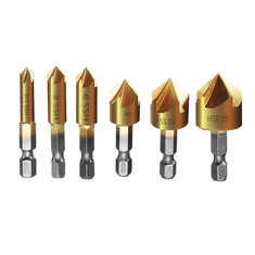 Drillpro DB-M1 10pcs 0,8-3mm Titane Enduit Gravure Fraise Fraise Carbure Embout