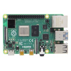 Raspberry Pi 4 Model B Hauptplatine mit 1 GB / 2 GB / 4 GB und Broadcom BCM2711-Vierkern-Cortex-A72 (ARM v8) -64-Bit-SoC bei 1,5 GHz