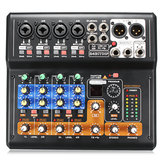 Портативный 8-канальный Профессиональный Live Studio Audio KTV Karaoke Mixer USB Mixing Console 48V