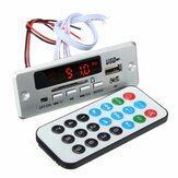 DC 12V / 5V MP3 decodifica Consiglio LED USB AUX Radio amplificatore FM Bluetooth con telecomando