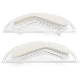 1Pair wasserdichte Augenbraue Stempel 3 Stil Modell Augenbraue Pulver Palette Delicated Make-up-Tool 