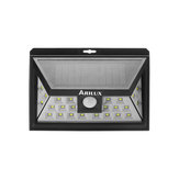 ARILUX® AL-SL09 Energie Solaire 24 LED Imperméable PIR Capteur du Mouvement Lumière en Plein Air de Grand Angle Lampe Murale