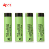 4pcs NCR18650B 3400mAH 3.7 V Batterie Lithium Rechargeable Non-protégée