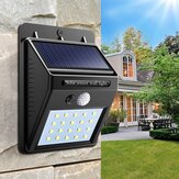 Alimentation Solaire 20 LED PIR Détecteur de Mouvement Mur Lumière Étanche en Plein Air Chemin Jardin Lampe de Sécurité
