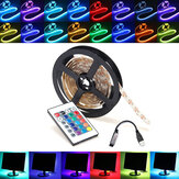 0.5/1/2/3/4/5M RGB SMD5050 LED Bande de Lumière TV Rétroéclairage Kit + USB Télécommande DC5V