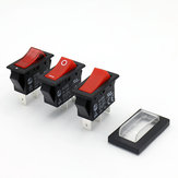 Original
KEDU HY35 16A 125V 2 / 3Pins Interruptores basculantes de botón industriales con cubierta Impermeable