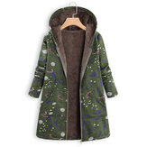 Vintage jas met capuchon