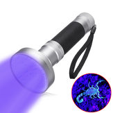 Original
100 LED 395nm IP44 UV Ultravioleta Blacklight Linterna Portátil Impermeable Antorcha Luz de inspección Lámpara Para al aire libre