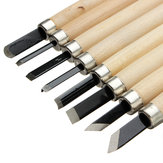 Original
3/8/12 piezas talla de madera cortadores de cinceles artesanía carpintería manual herramientas para grabado de escultura