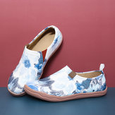 Original
Pintura de tinta de flores de mujer Patrón Soft Slip On Casual Flats