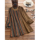 Camicetta vintage patchwork stampa velluto a coste