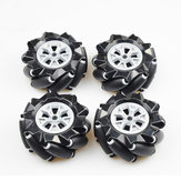 Original
4PCS 80MM Omni Wheels para DIY RC Robot Smart Robot Coche