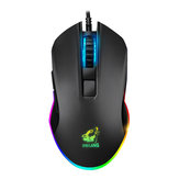 Original
Free Wolf V1 Wired Silent Gaming ratón 2400dpi Respiración retroiluminada USB Wired Gamer Ratones para computadora de escritorio PC portátil