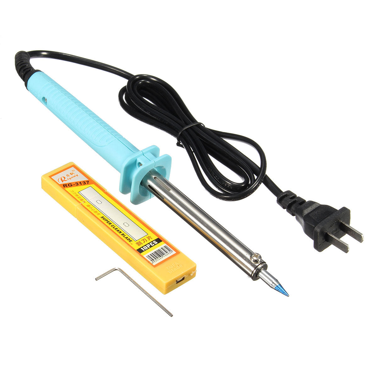 3pcs 30W//40W//60W T Soldering Iron Tips with Free Hot Press for LCD Screen Flex C
