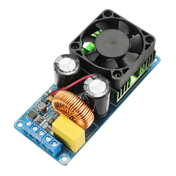 IRS2092S 500W Mono Kanal Dijital Amplifikat&ouml;r Sınıf D HIFI Power Amp Board with Fan