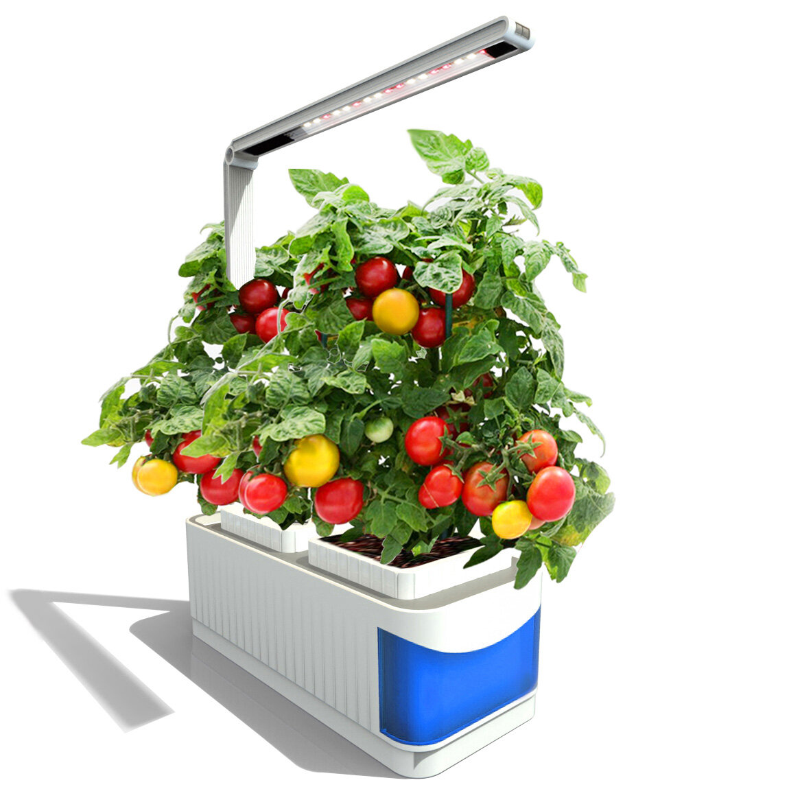 Lever Plantation Herb Hydroponique Plantes Réglable Cultiver Kit Lumière Bigin Avec Lampe Visible Fenêtre Jardin Indoor Bleu VUSGqMzp