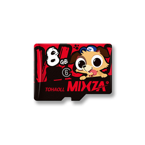 Mixza سنة من الكلب طبعة محدودة C6 8GB TF الذاكرة بطاقة Mixza سنة من الكلب طبعة محدودة C6 8GB TF الذاكرة بطاقة