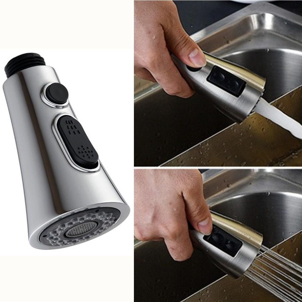 Laundry Plating Mixer Tap Faucet Pull Out Spray Nozzle For Kitchen