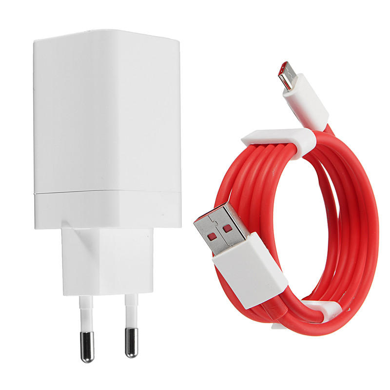 5V 4A Original Cabo Tipo-C Adaptador da UE Carregador de Celular Carga R&aacute;pida para ONEPLUS 3T / 5
