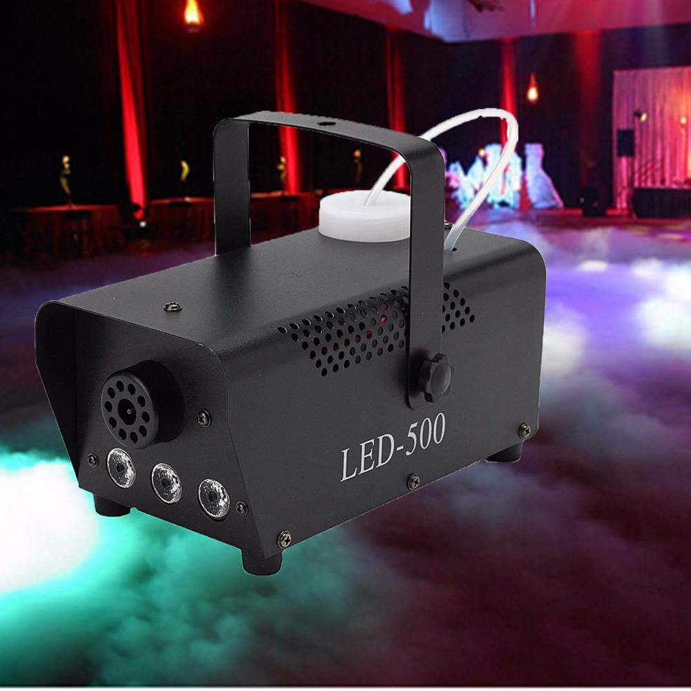500W Nebelmaschine Rauch Maschine kabellos Fernbedienung Bühnenlicht Party Disco