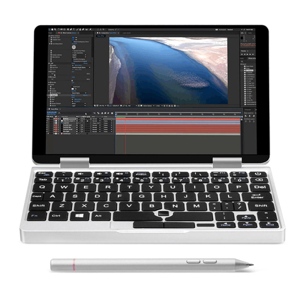 ONE-NETBOOK One Mix 2s M3-8100Y 3,4 GHz 8 Go RAM SSD PCI-E 256 Go 7 pouces avec tablette Windows 10