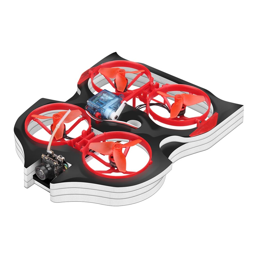 Eachine Vwhoop90 Brushless Kecil Whoop Kecil Whoov 2-in-1 FPV Racing Drone dengan Crazybee F3 700TVL Cam