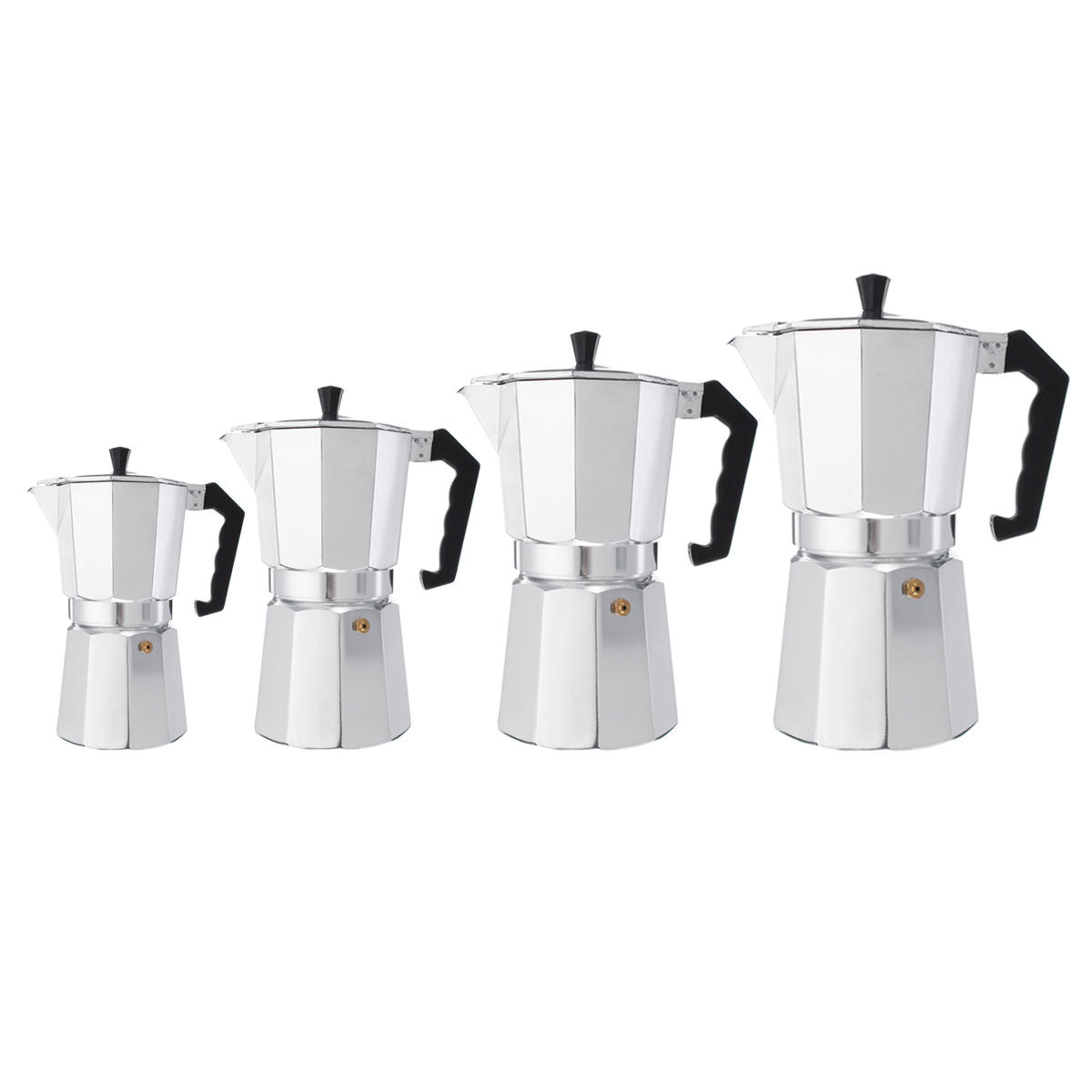 9 tasse Italien Cafetière Aluminium Moka percolateur pot Stove Top Espresso