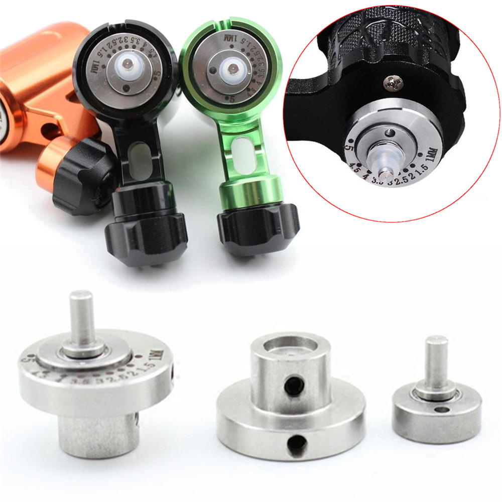 CNC Stainless Steel Rotary Tattoo Machine Adjustable Bearing Cam Wheels 1mm-5mm