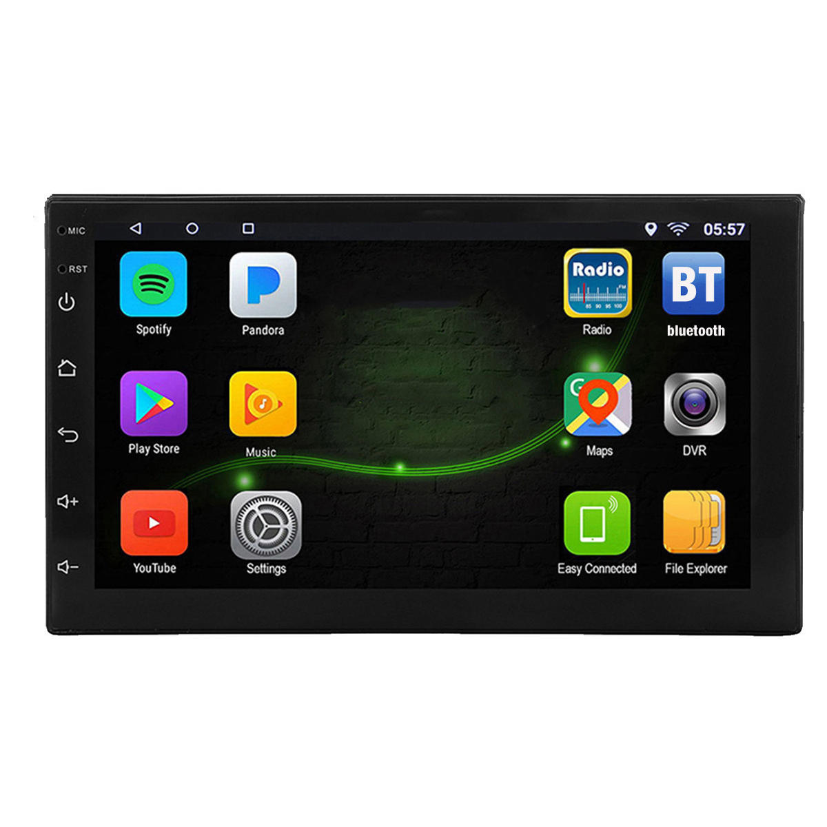 Gps 7 Wifi Pouces Radio Quad Pour Core Lecteur 5d Din Mp5 Bluetooth Android Écran 2 8 Tactile 116g 2 1 Stéréo Am Voiture uTc31JlKF5