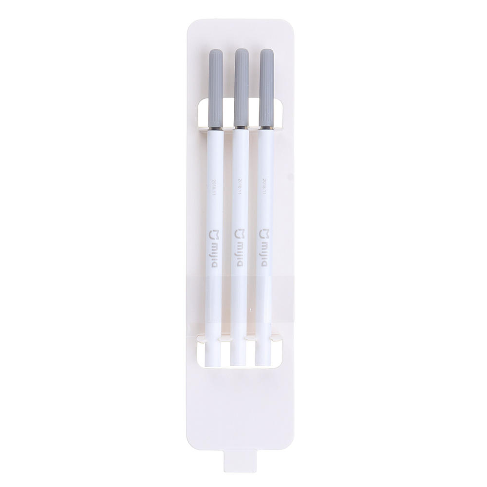 3 Pcs Xiaomi Mijia Caneta 0,5mm Caneta Tinta Recarga Escrever Ponto Refill Writing Point Caneta de Assinatura Preta