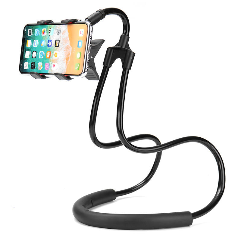 Universal Hanging Neck 360 Degree Rotation Lazy Holder Waist Stand Desktop For Mobile Phone