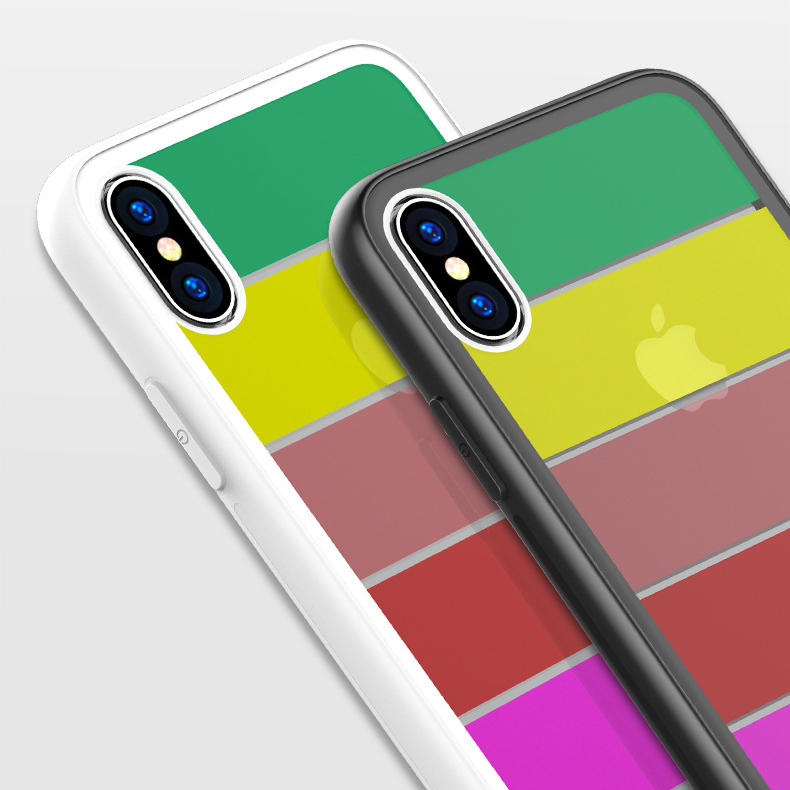 Bakeey Rainbow Tempered Glass Protective For Iphone Xs Xs Max