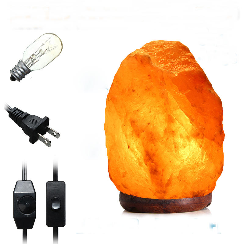 28 Sel X Lampe Variateur Himalayan En 17cm Main Table De Lumière Naturel Avec Cristal Nuit Sculpté 3lFTJ51uKc