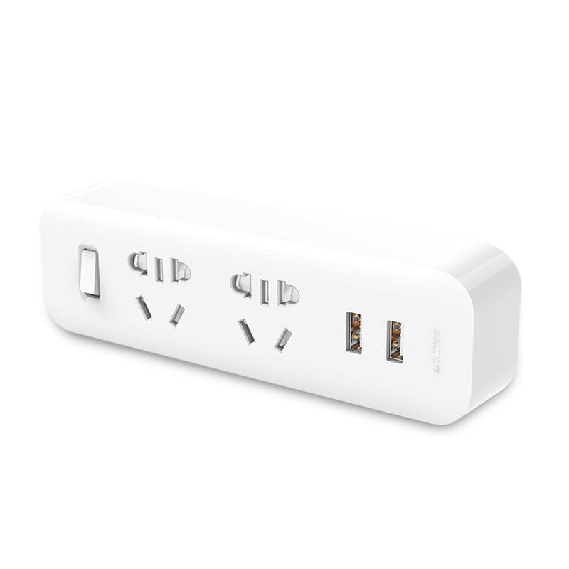 Original Xiaomi Mijia Power Strip Converter Enchufe Adaptador de enchufe port&aacute;til con 2 puertos de carga r&aacute;pida USB
