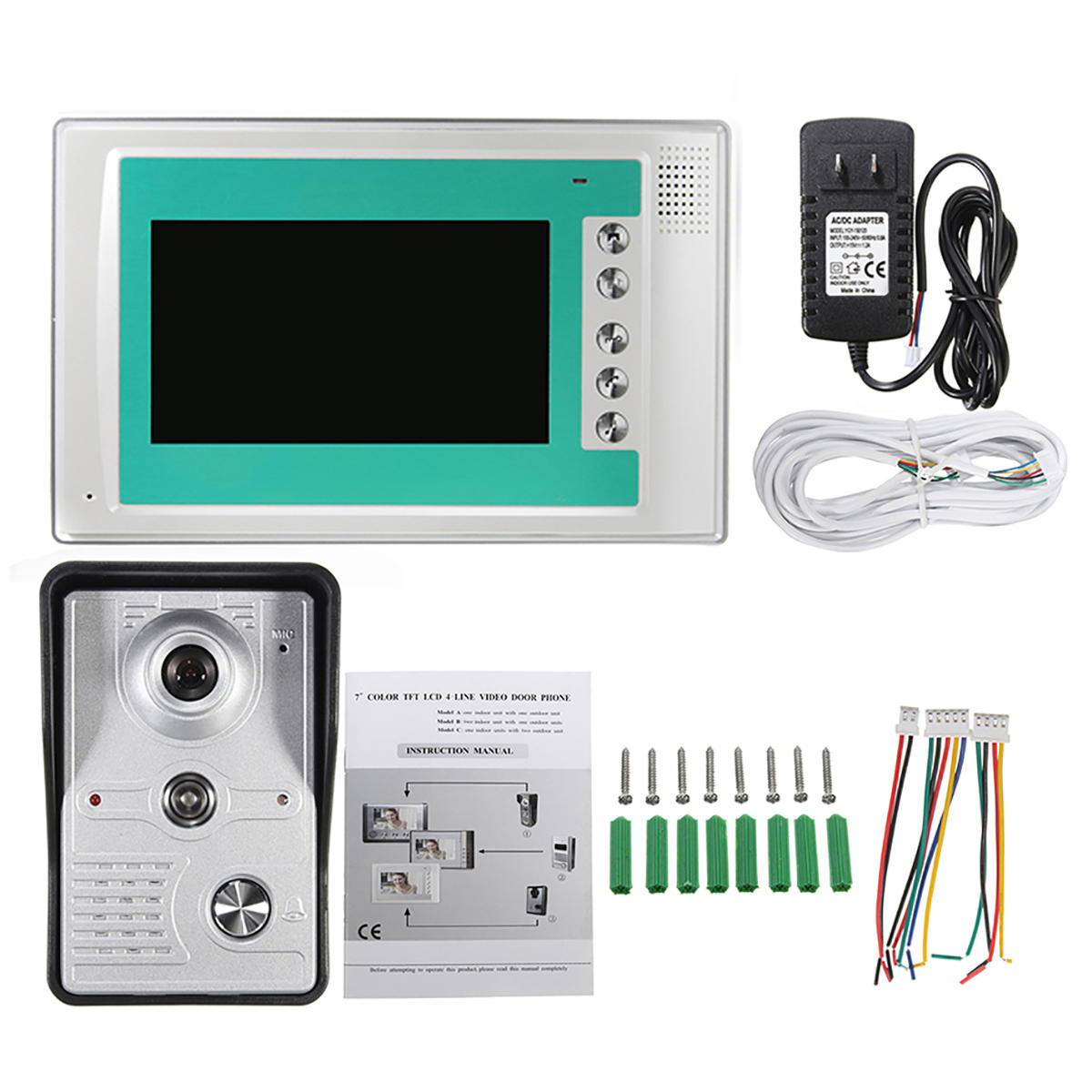 Tft lcd color monitor 7 inch manual
