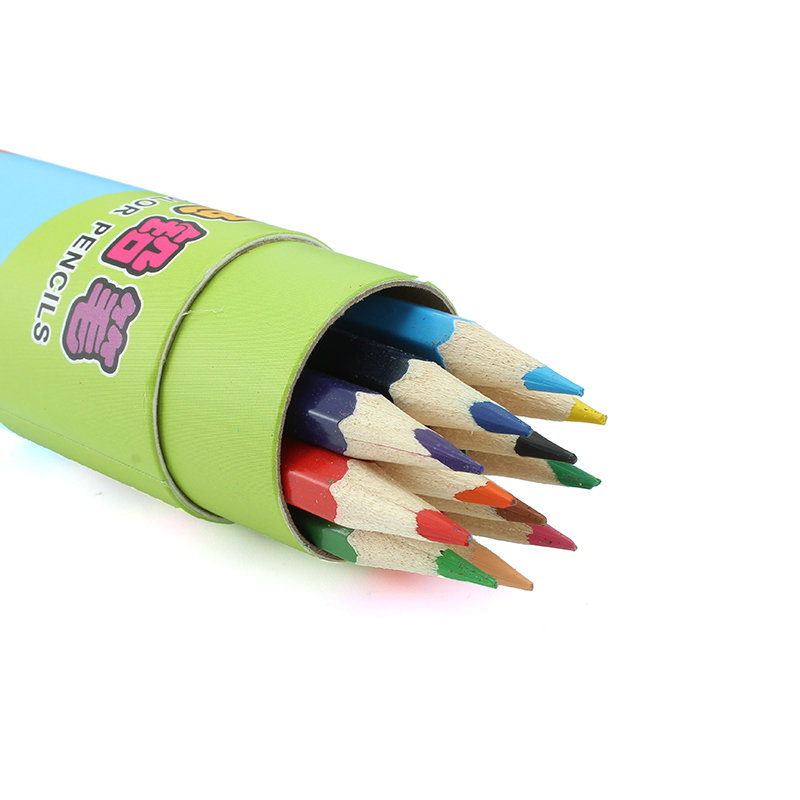 Ensemble De Crayons à Dessins Colorés Non Toxiques De 12 Pièces