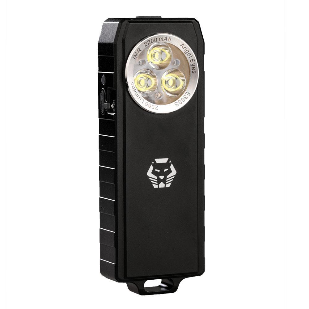 Rovyvon Led Porte Lumière Lampe Puissant 2000lm Poche Angel E300s Clé Edc Mini De Eyes b76gfyvIY