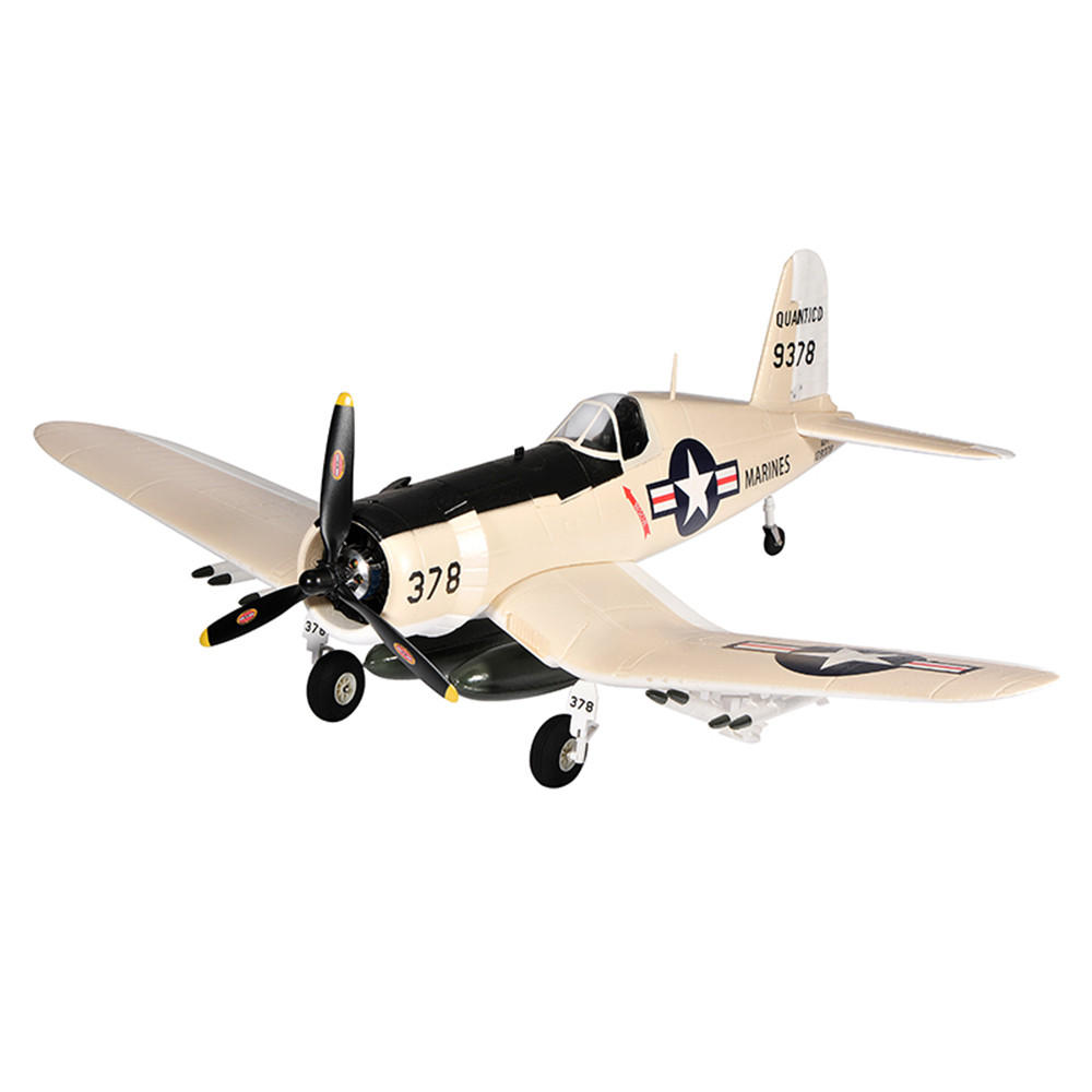 TOP RC 4 Channel Wingspan 750mm EPO F4U KIT / PNP RC Airplane-Yellow TOP RC 4 Channel Wingspan 750mm EPO F4U KIT / PNP RC Airplane-Yellow