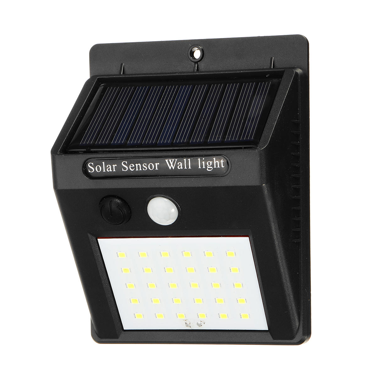30 LED Solar Power Light PIR lampe de mur de jardin ext&eacute;rieur avec capteur de mouvement